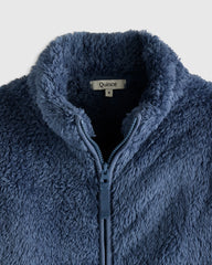 Recycled Sherpa Fleece Jacket - 6 / Vintage Blue