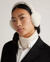 100% Australian Shearling Earmuffs - One Size / Ivory