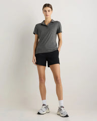 Flowknit Breeze Short Sleeve Polo - XS / Charcoal