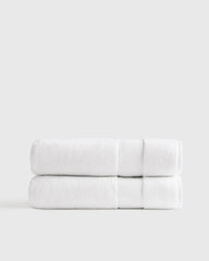 Classic Organic Turkish Cotton Bath Sheet (Set of 2) - One Size / White