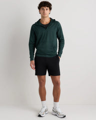 Flowknit Performance Half-Zip Hoodie - S / Heather Green
