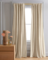 Luster Velvet Room Darkening Curtain - Single Panel - 48x84 / Champagne