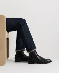 Essential Leather Dress Chelsea Boot - 7 / Black