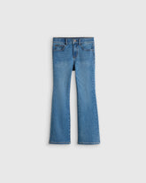 Girls Stretch Flare Jeans - 6 / Medium Wash