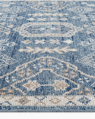 Fara Hand-Knotted Wool Rug - 3' x 5' / Blue