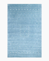 Dakota Kids Hand-Loomed Wool Rug - 4' x 6' / Baby Blue