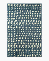 Painterly Dots Hand-Tufted Wool Rug - 3'6" x 5'6" / Navy