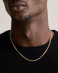Cuban Curb Chain Necklace - 20" / Gold Vermeil