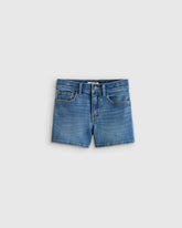 Girls Stretch Denim Short - 6 / Medium Wash