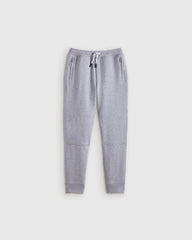Organic Cotton French Terry Reinforced Knee Slim Jogger - 6 / Navy