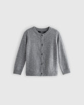 Washable Cashmere Cardigan - 6 / Heather Grey