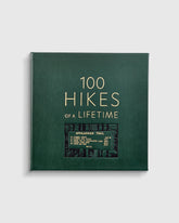 100 Hikes of a Lifetime Leather Bound Book - One Size / No Color