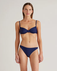 Italian Demi Bikini Top - XS / Deep Navy