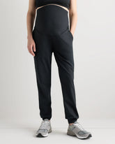 Ultra-Soft Maternity Joggers - XS / Heather Black