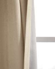 Luster Velvet Room Darkening Curtain - Single Panel - 48x84 / Champagne