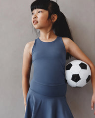 Girls Ultra-Form Skort - 6 / Storm Blue