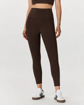 Ultra-Soft High-Rise Pocket Legging - XS / Heather Espresso