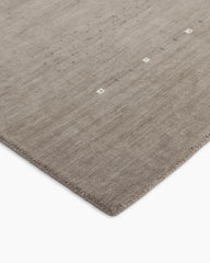 Indie Hand-Loomed Wool Rug - 5' x 8' / Taupe