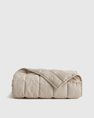 European Linen Toddler Quilt - One Size / Mist