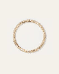 Diamond Shared Prong Eternity Band - 4 / Yellow Gold