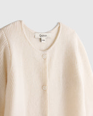 Washable Cashmere Romper - 0-3M / Ivory