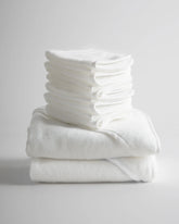 Organic Turkish Cotton Baby Bath Bundle - One Size / White