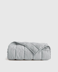 European Linen Toddler Quilt - One Size / Mist