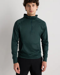 Flowknit Performance Half-Zip Hoodie - S / Heather Green