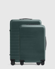 Carry-On & Medium Check-In Suitcase Set - One Size / Dark Green