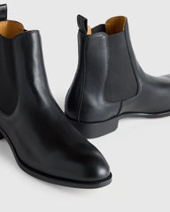 Essential Leather Dress Chelsea Boot - 7 / Black