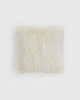 Natural Sheepskin Accent Pillow Cover - 20x20 / Ivory