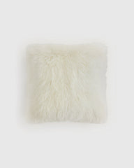 Natural Sheepskin Accent Pillow Cover - 20x20 / Ivory