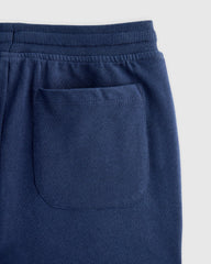 Organic Cotton French Terry Reinforced Knee Slim Jogger - 6 / Navy