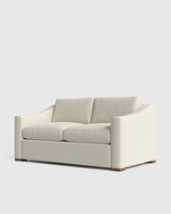 Hollis Slope Arm Sofa in Performance Chenille Linen Blend - 72" / Snow