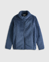Recycled Sherpa Fleece Jacket - 6 / Vintage Blue