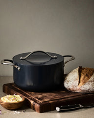 Ceramic Nonstick Soup Pot: 6QT - One Size / Navy