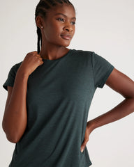 Flowknit Breeze Tee - XS / Heather Green