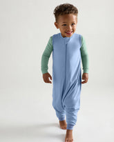 Bamboo Sleep Bag Walker 1.0 TOG - M / Colony Blue
