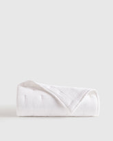 Organic Cotton Gauze Toddler Quilt - One Size / White