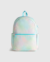 Recycled Double Pocket Backpack - One Size / Rainbow Clouds
