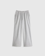 Girls Organic Cotton French Terry Wide Leg Pant - 6 / Pink Rose