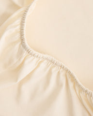 Organic Waterproof Crib Mattress Protector - One Size / Natural