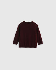 Washable Cashmere Crewneck Sweater - 0-3M / Varsity Red