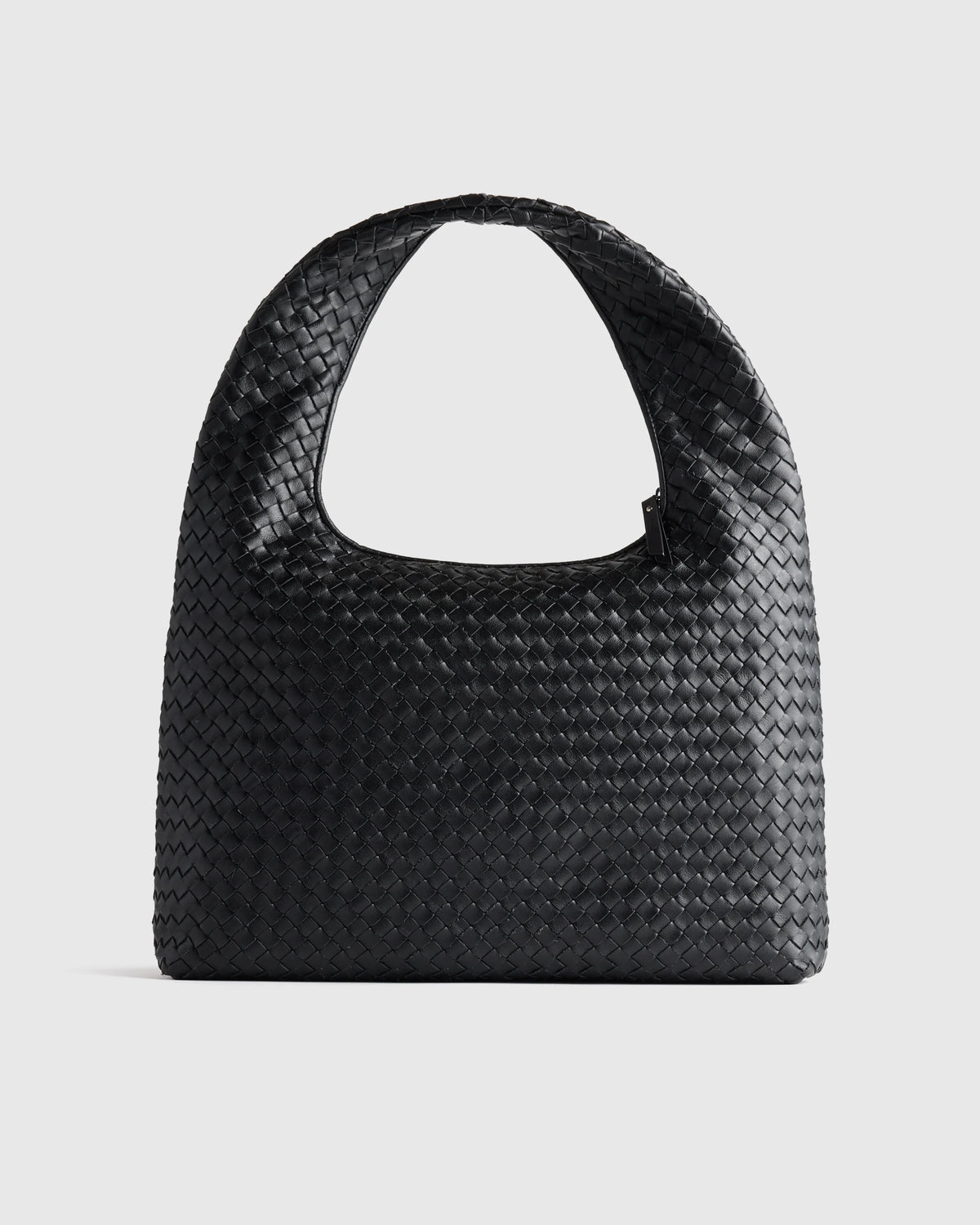 Elodie Handwoven Shoulder Bag - One Size / Black