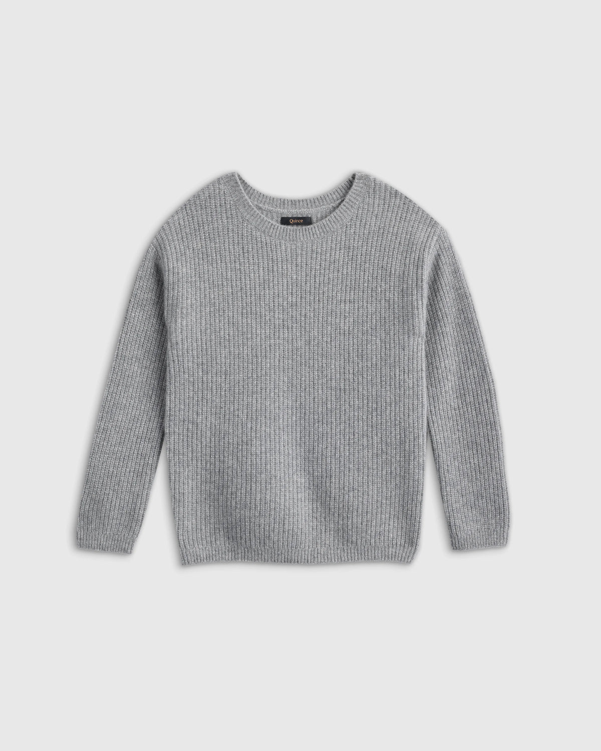 Washable Cashmere Fisherman Tunic Sweater - 6 / Oatmeal