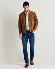 Italian Leather Cap Toe Oxford - 7 / Cognac