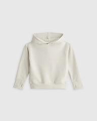 Girls SuperSoft Fleece Crop Pullover Hoodie - 2T / Off-White