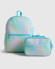 Recycled Double Pocket Backpack - One Size / Rainbow Clouds
