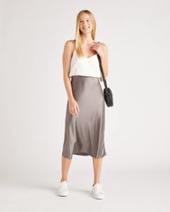 Washable Stretch Silk V-Neck Cami - XS / Ivory