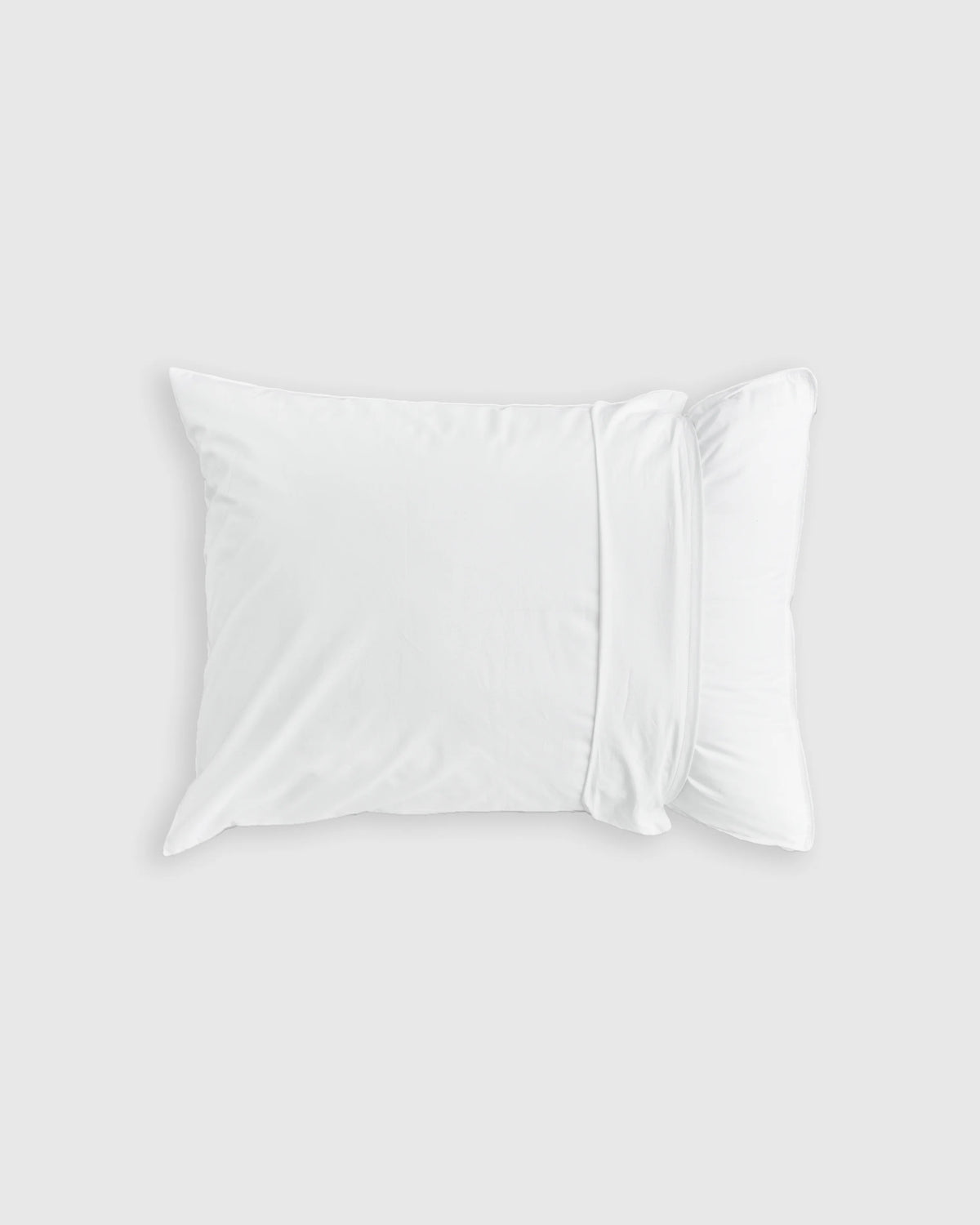 100% Cotton Pillow Protectors (Set of 2) - Standard / White